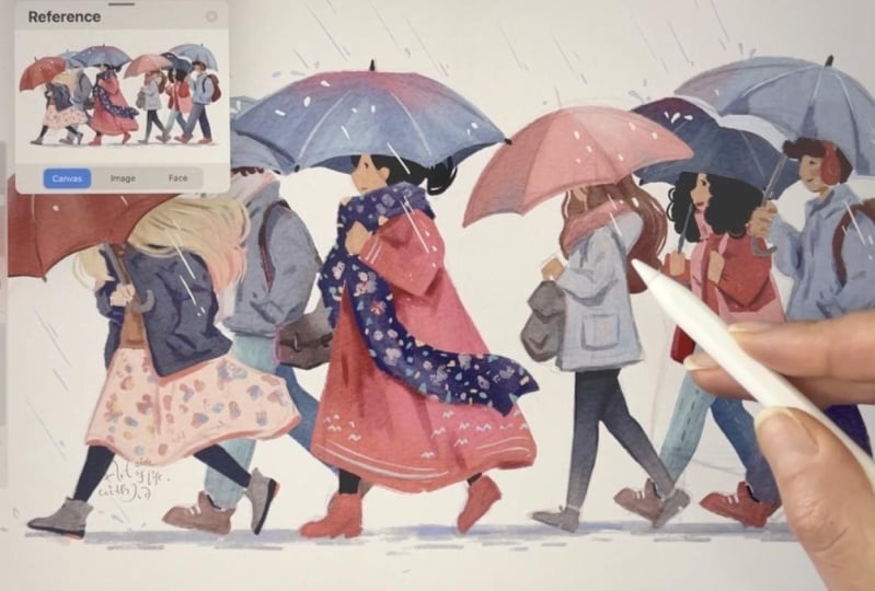 Rainy days in the city