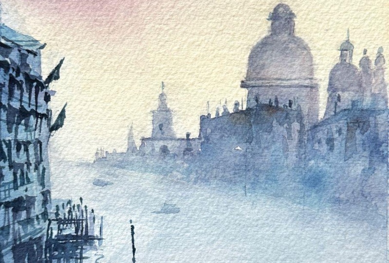Venice Misty Watercolor