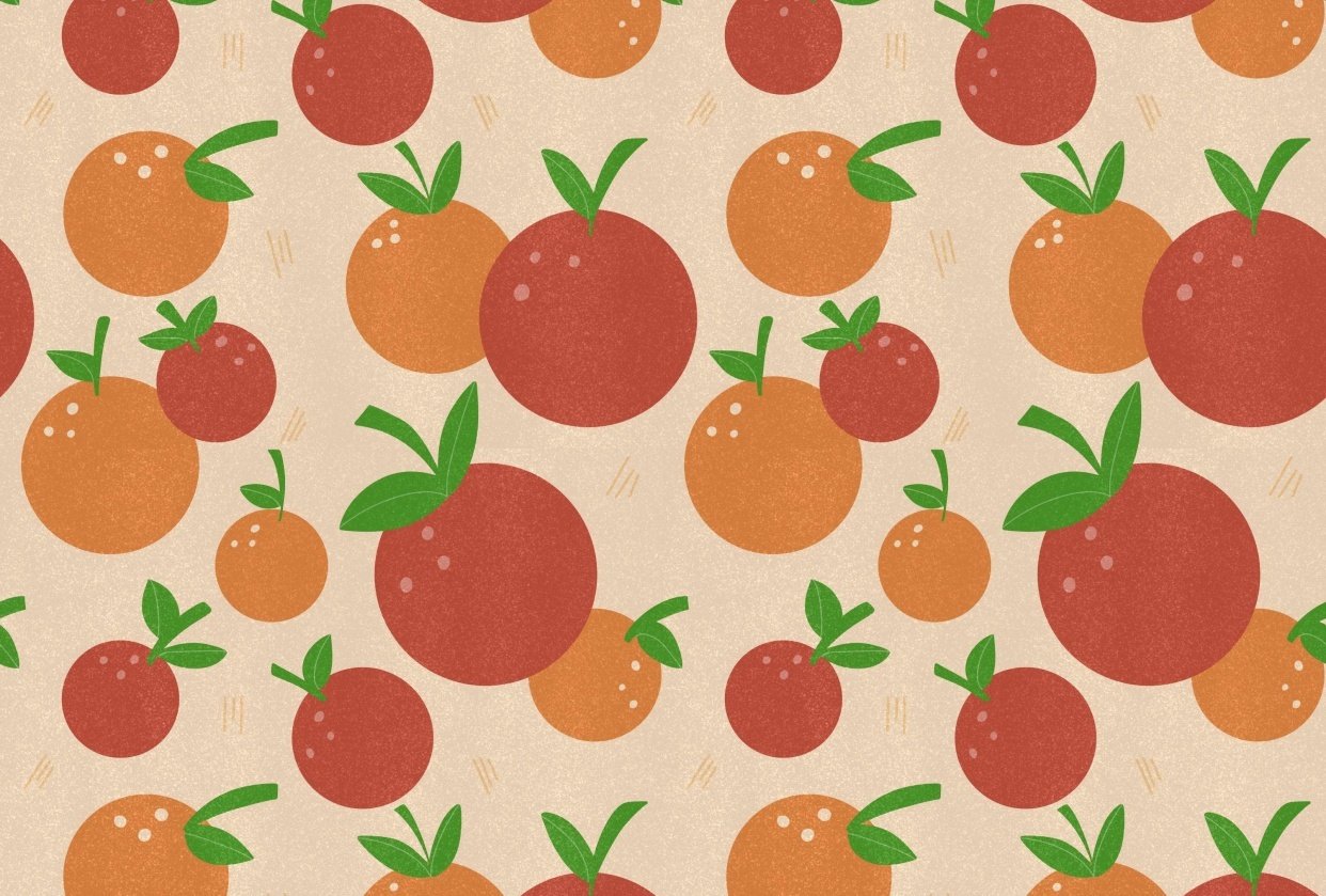 Fruit pattern - student project