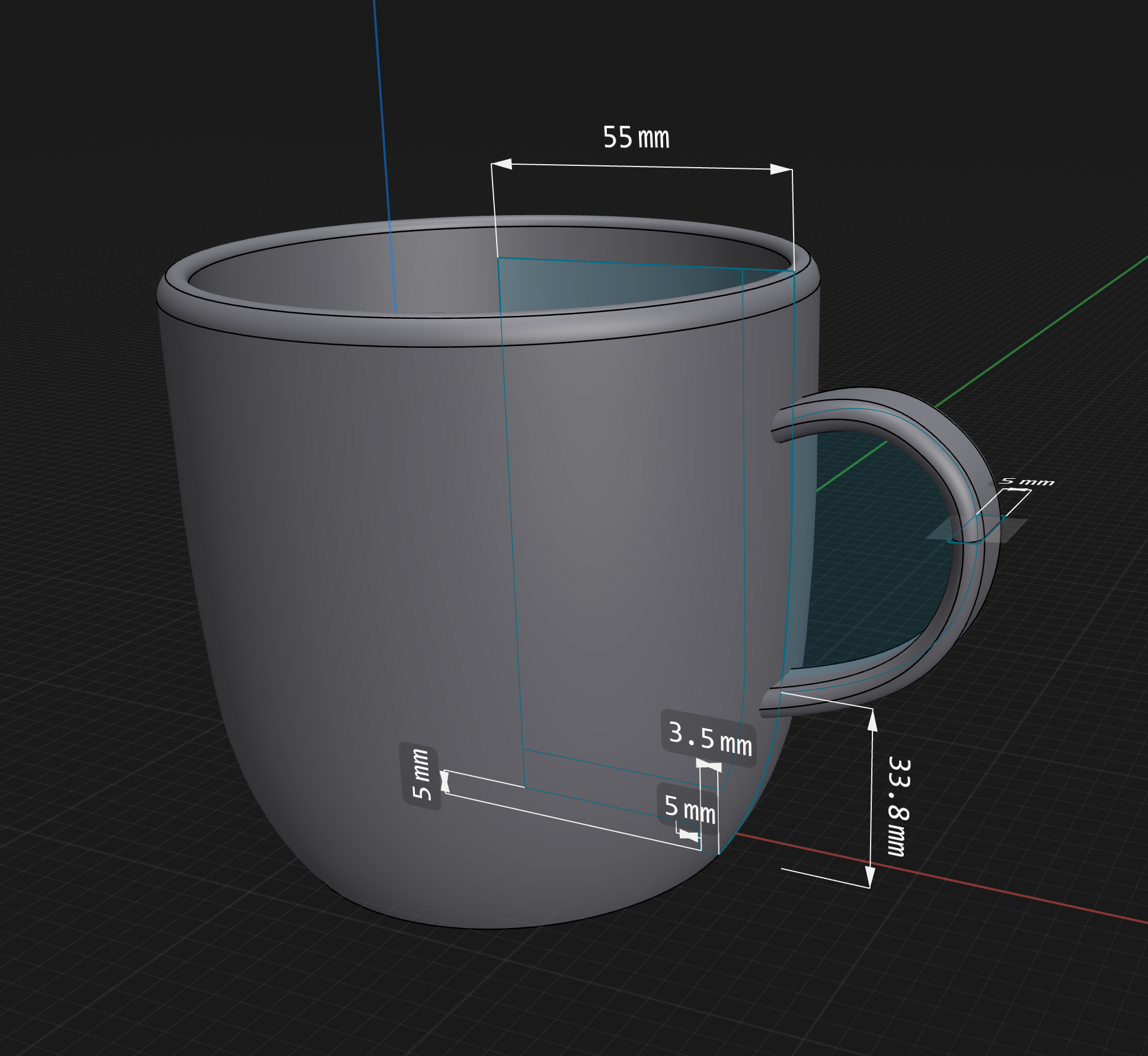 coffee mug - student project