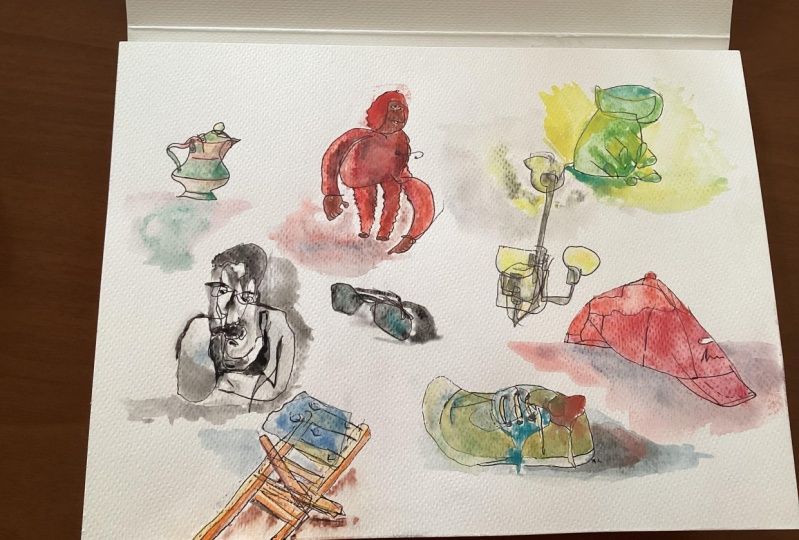 Blind Contour Illustration