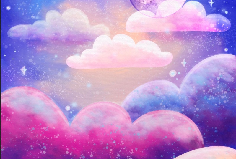 Dreamy night sky