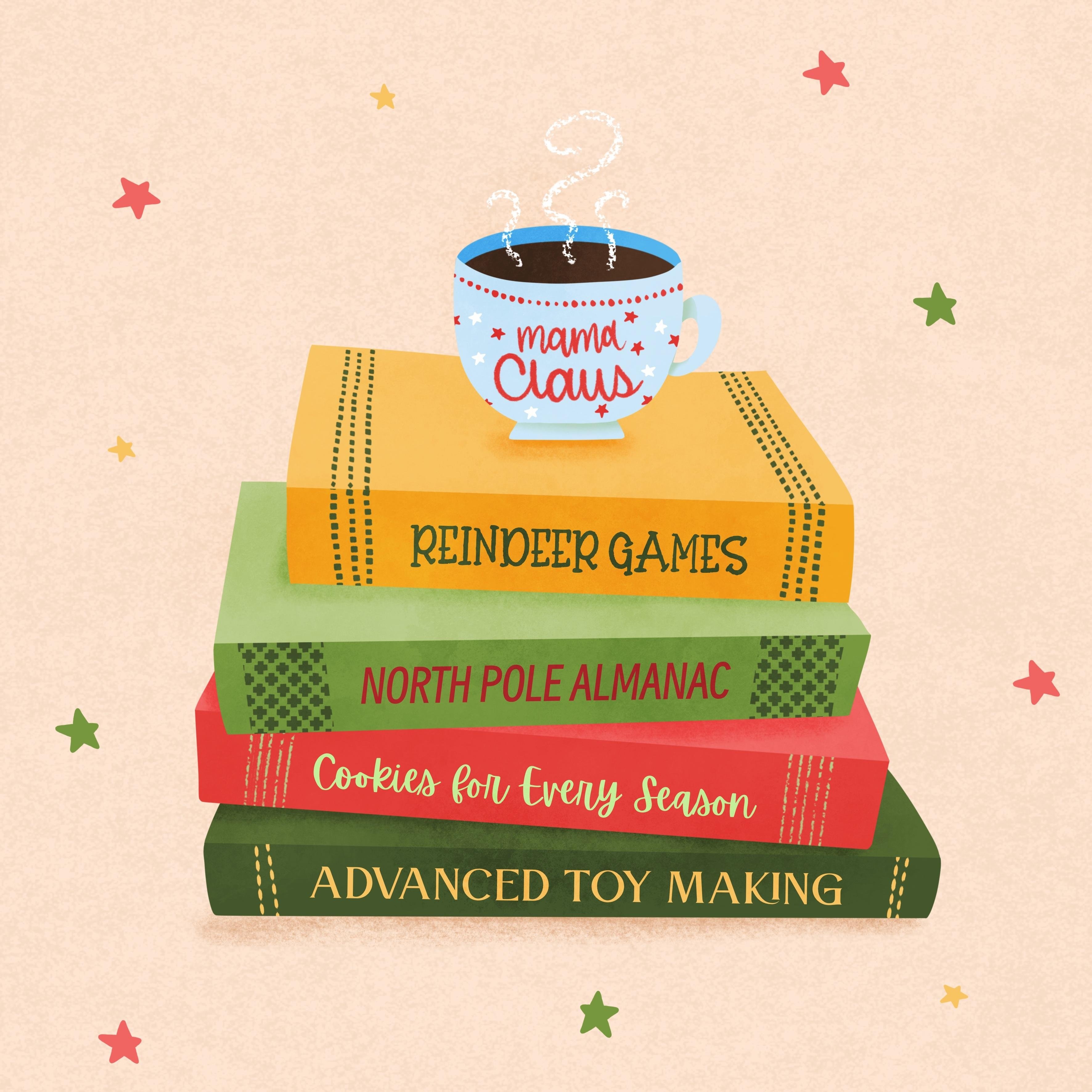 Mama Claus books - student project