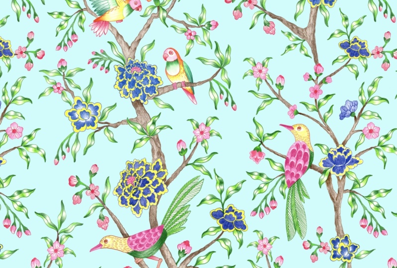 Chinoiserie Print Style