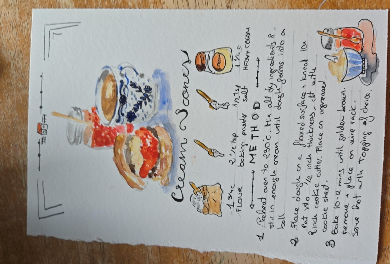 Cream scones - student project