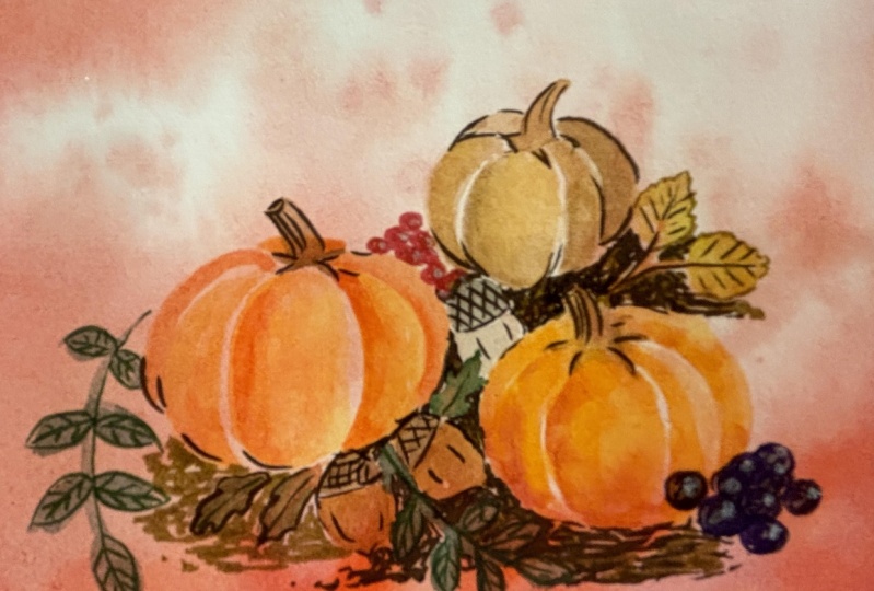 Autumn watercolors