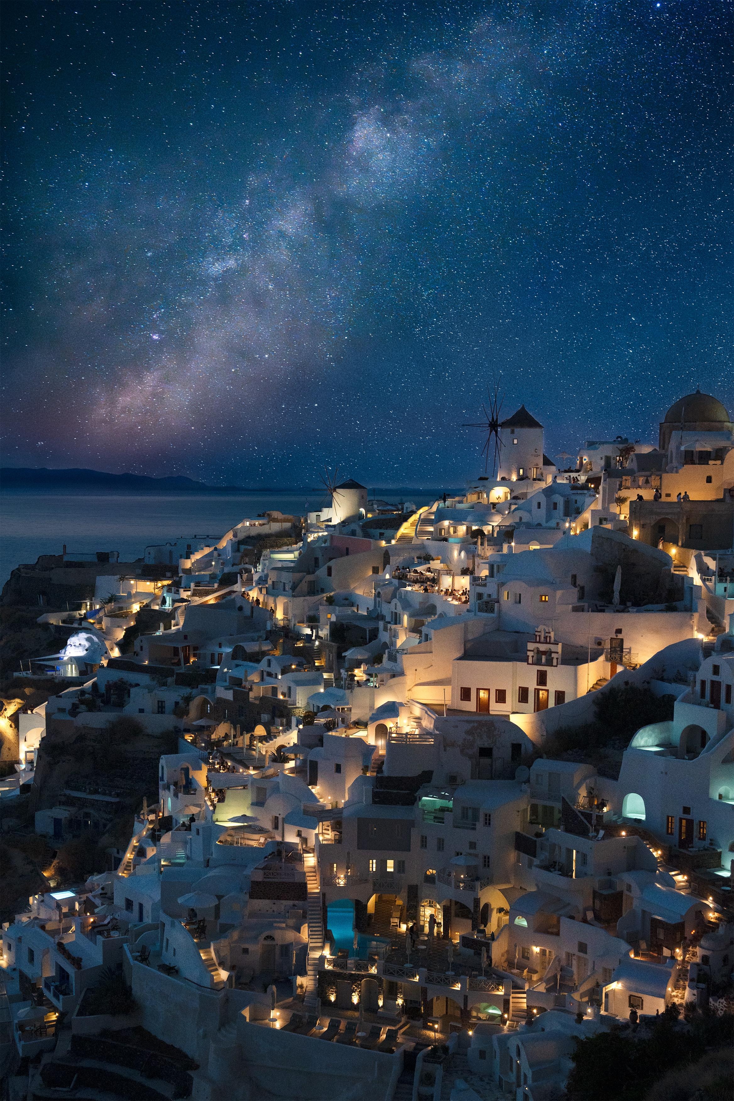 Milky Way in Santorini - student project