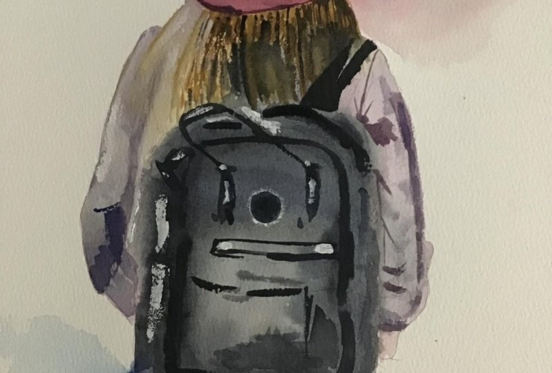 Backpack girl