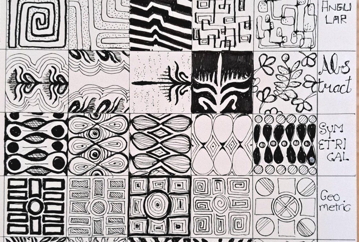 Fineliner Patterns - student project