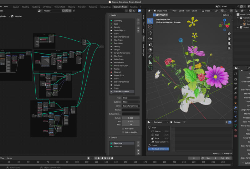 Blender Geometry Nodes for Beginners - Foliage Scatter