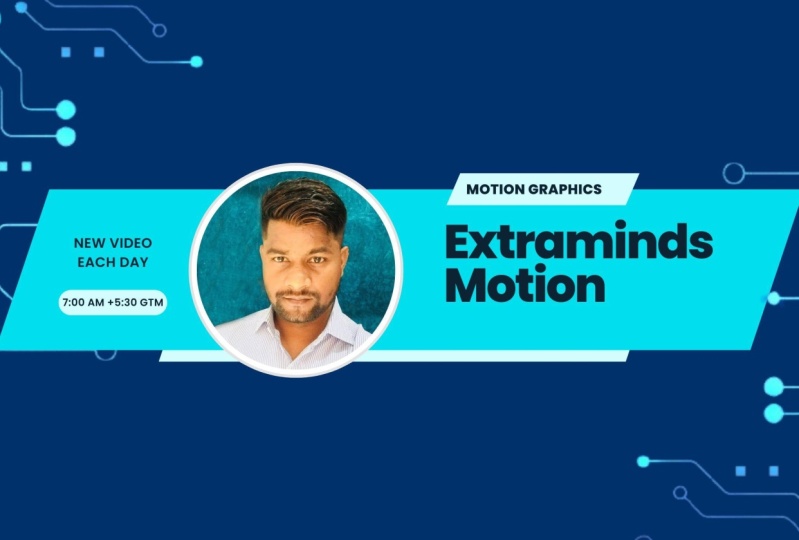 YouTube Channel Banner Made with CorelDRAW