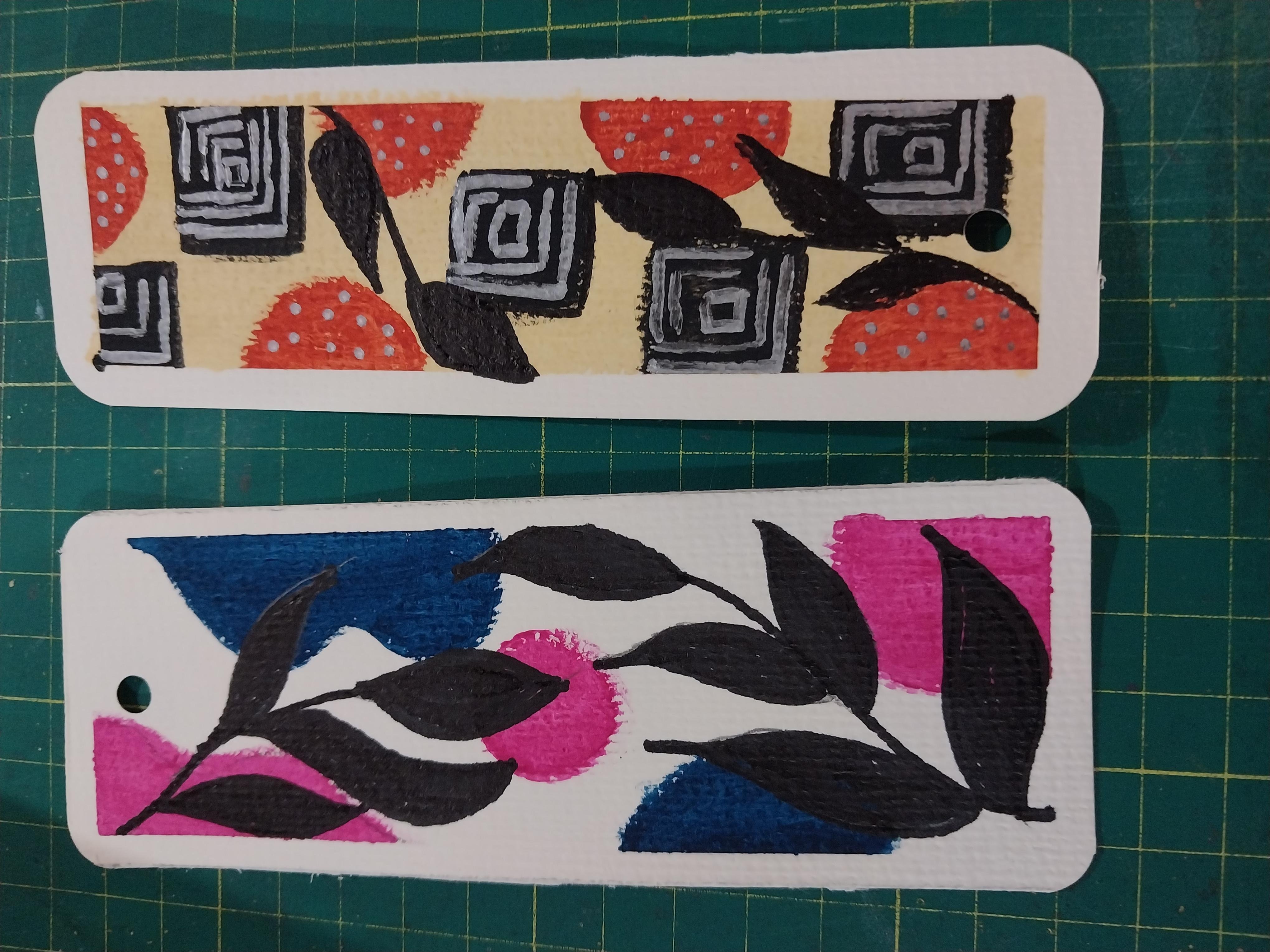 Bojo art bookmarks - student project