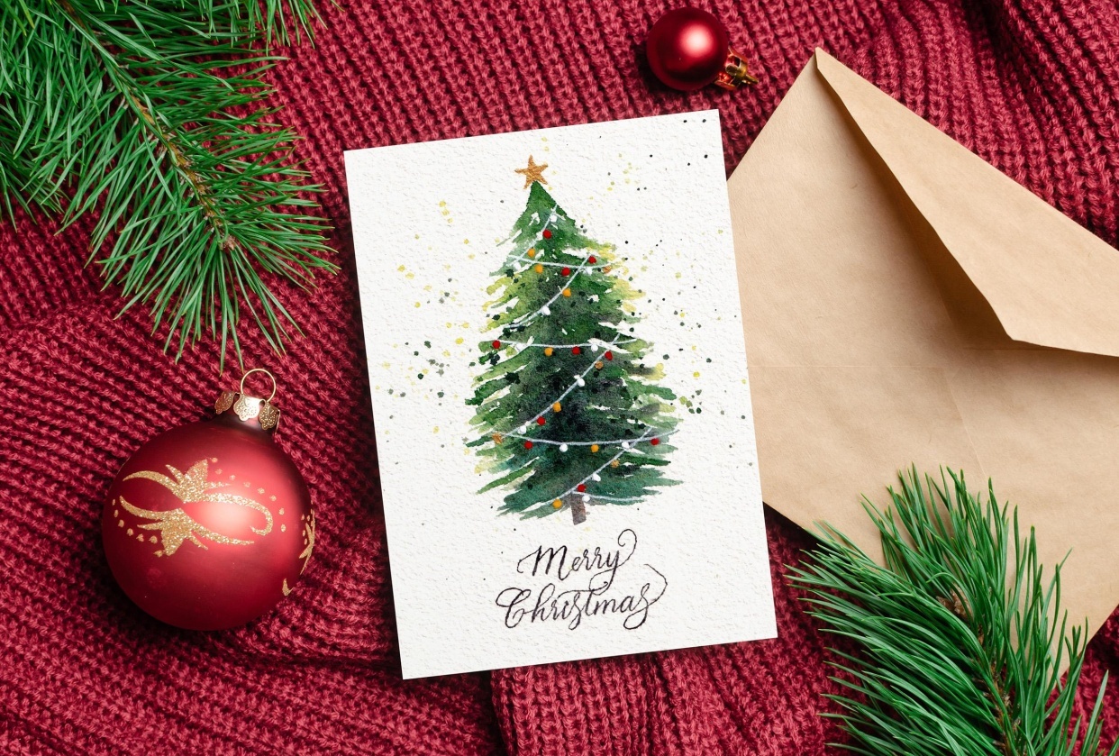 My 10-minute Christmas Card - student project
