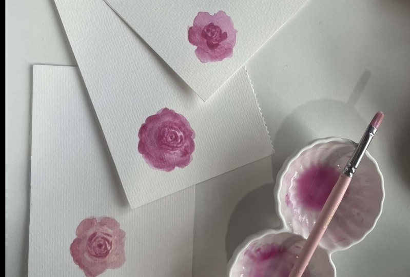 painting lifelike watercolor roses:easy techniques to add volume