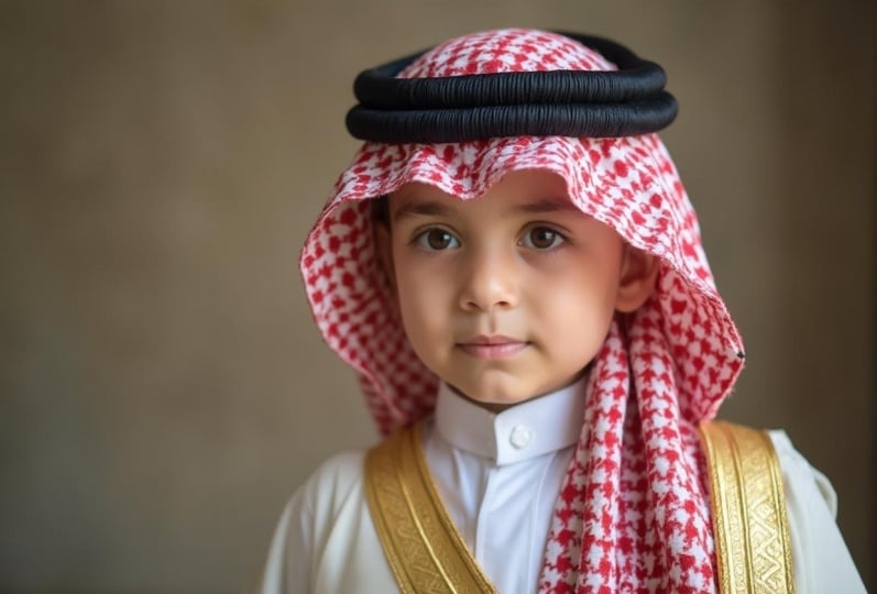 Arab Child With AI