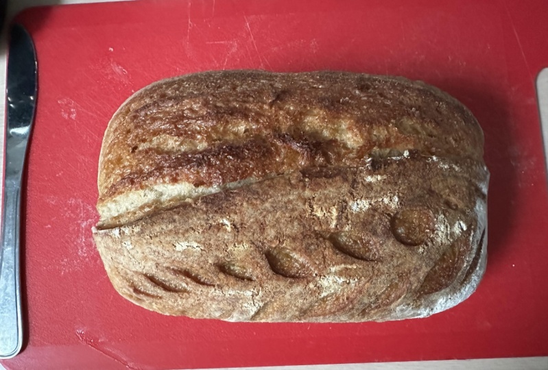 Made with bread flour, wholemeal and white bread
