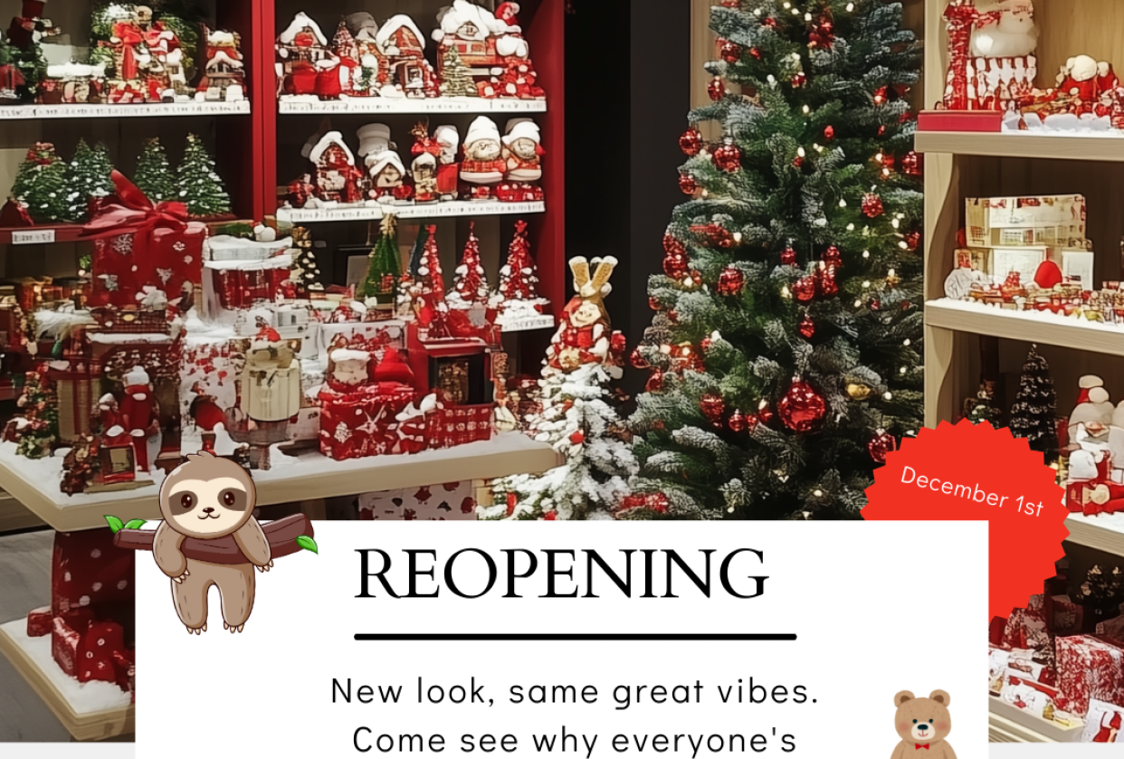 Class project : Sloth Toy Store - student project