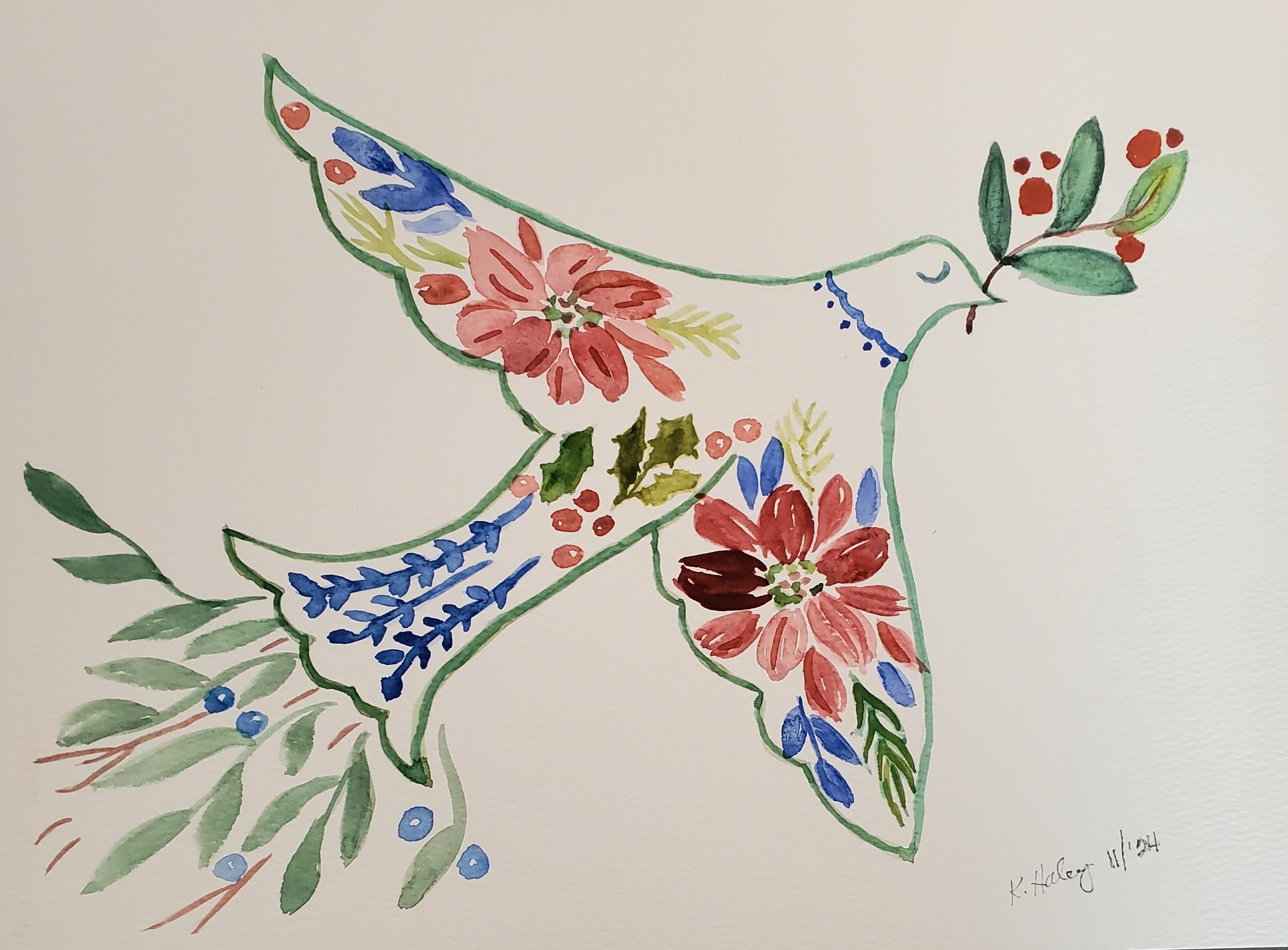 Christmas Dove - student project