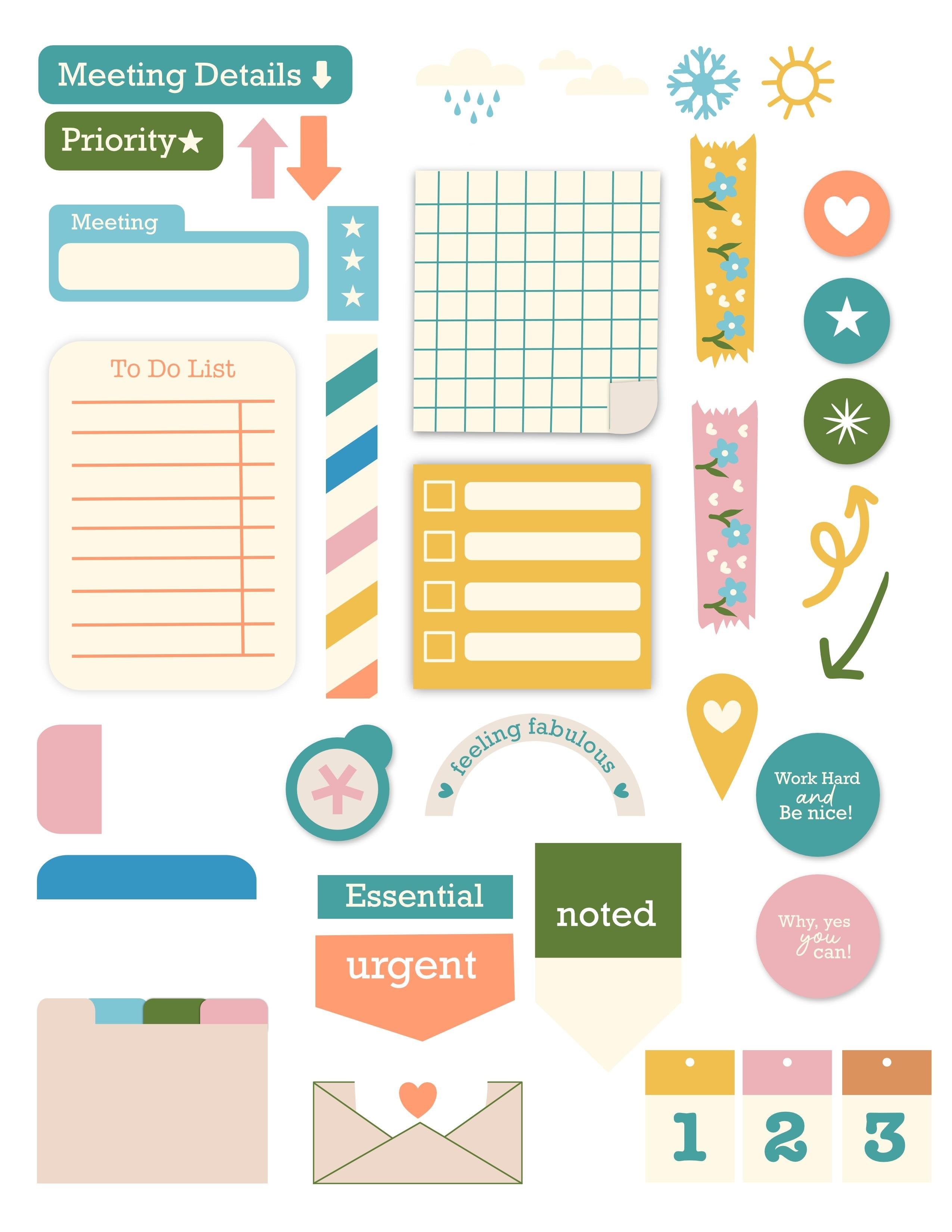 My digital stickers