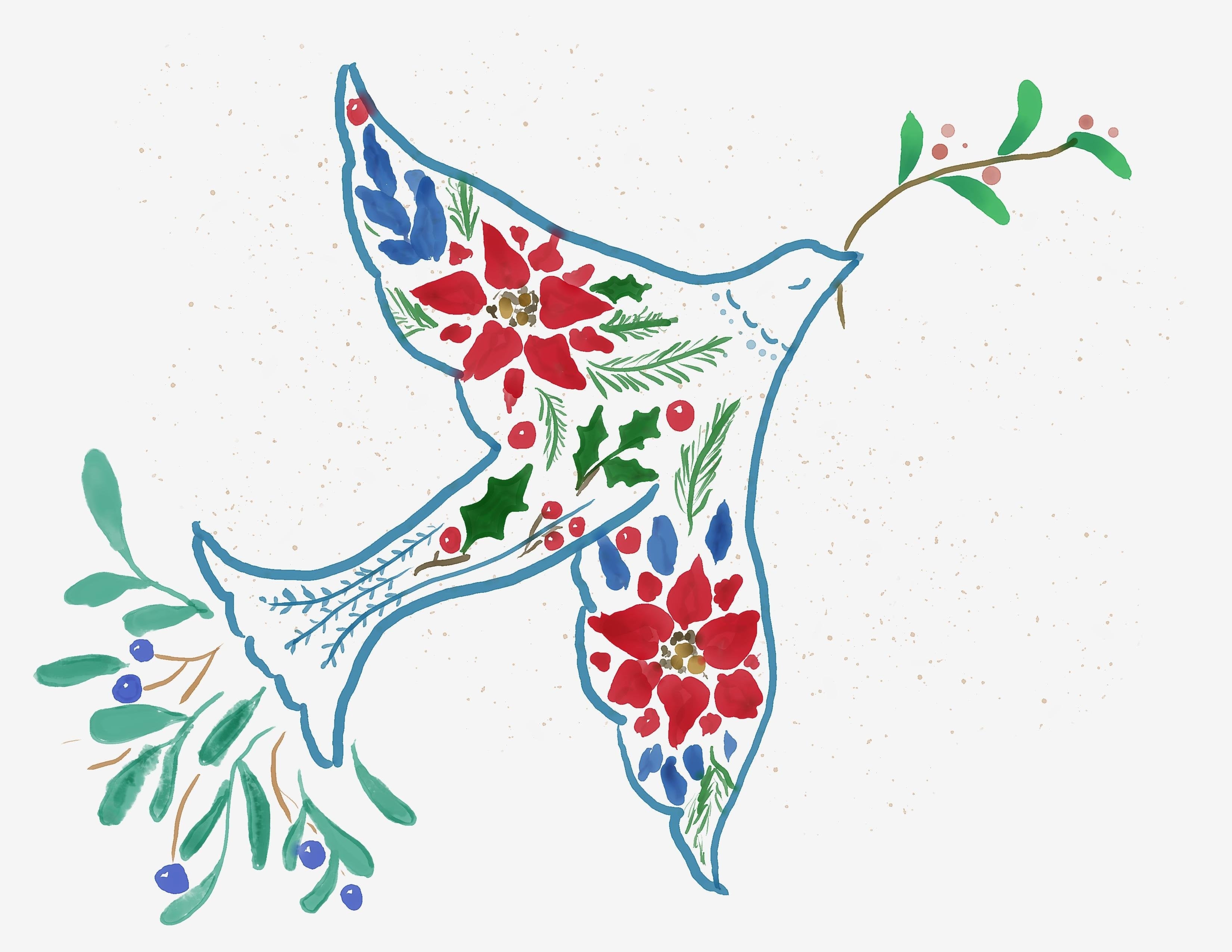 Christmas Dove - student project