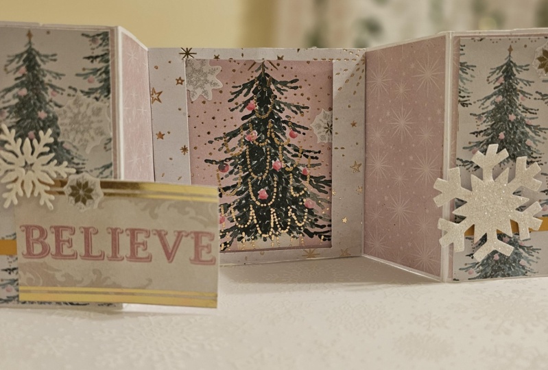 Dimensional Christmas card