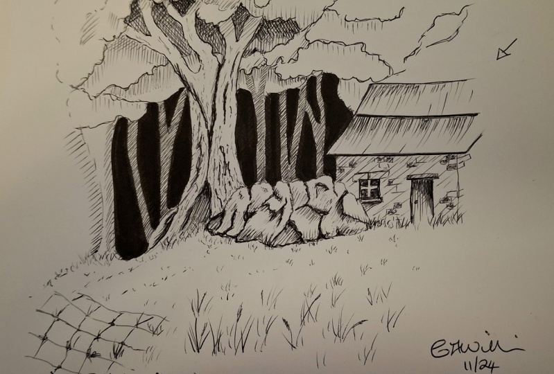Cabin in the wood