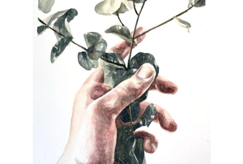 My Project for Watercolour Hands with Botanical Elements