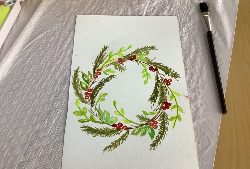 Wreath in 4 Steps