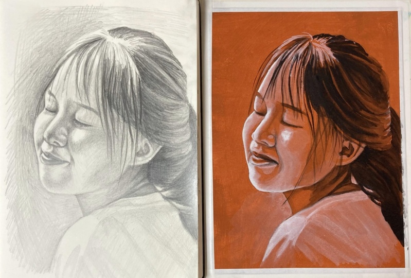 Monochrome Portrait Study
