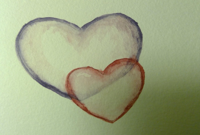 Bubble heart overlap