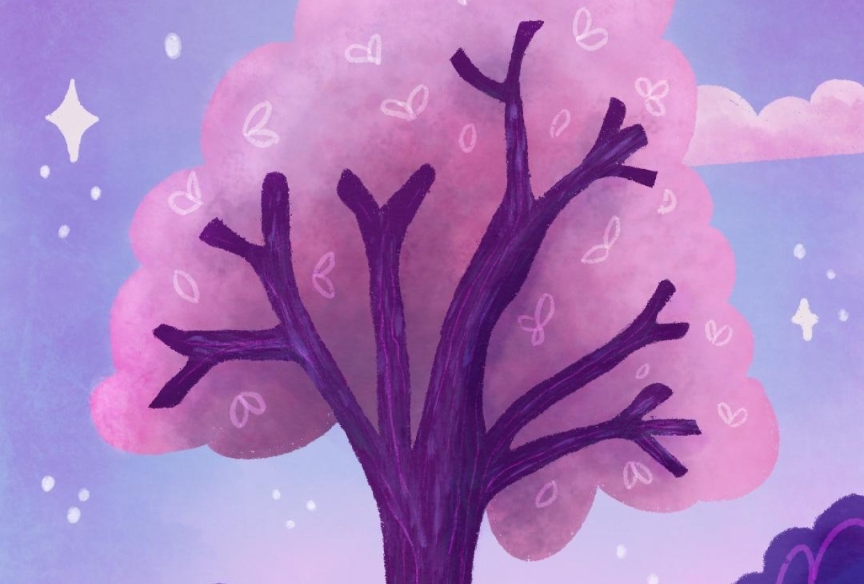 Moonlit Tree - student project