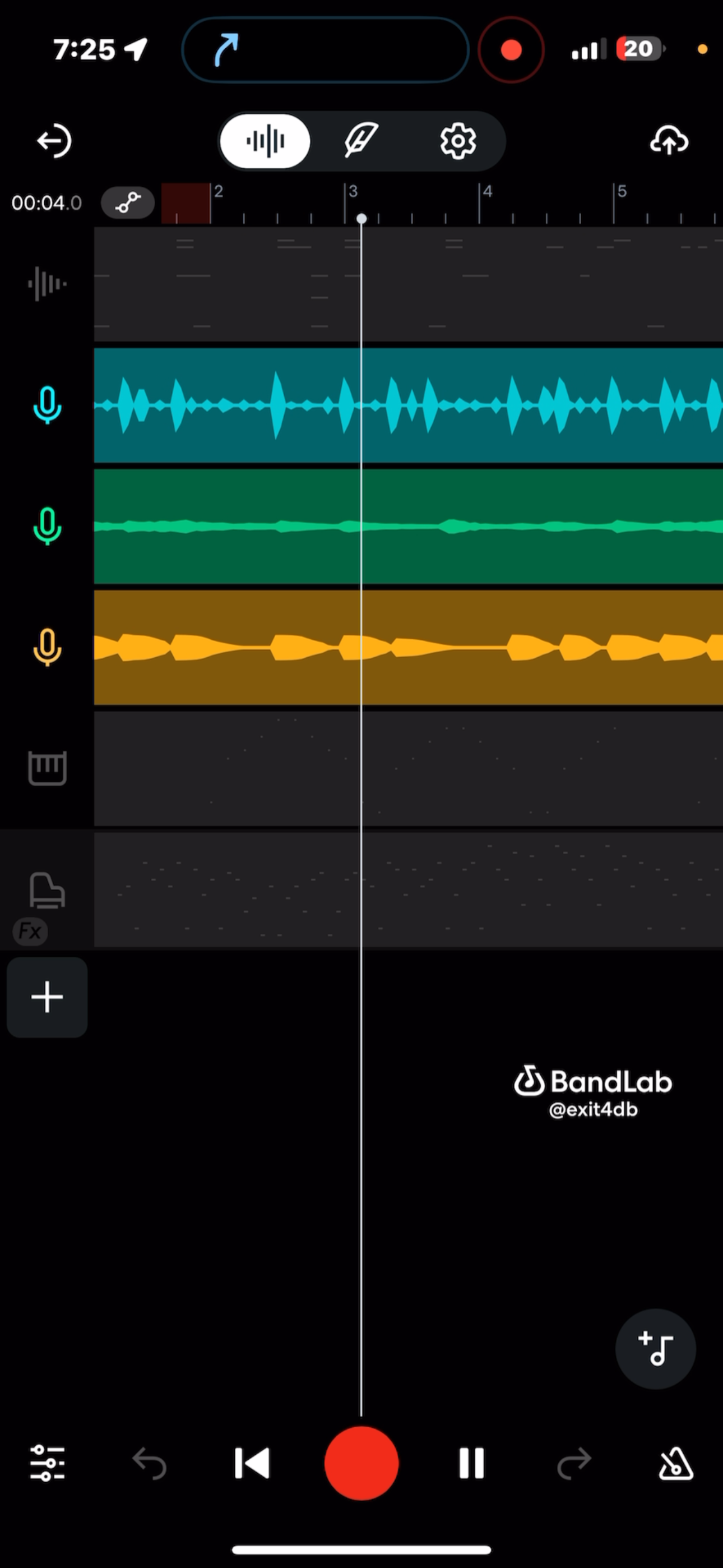 BandLab Instrumental - student project