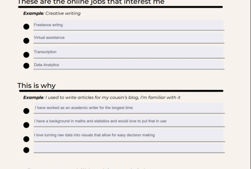 Online Money-Making Blueprint Workbook