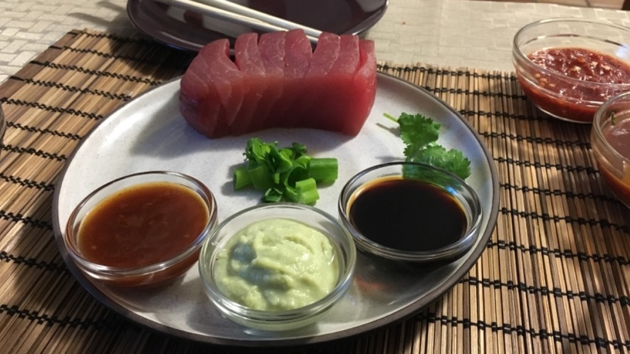 Tuna Sashimi. - student project