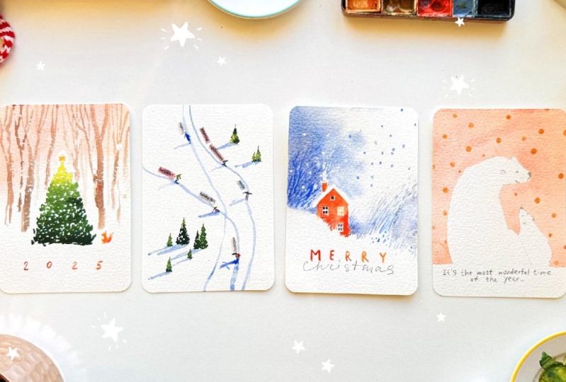 My Whithe Winter Illustrations
