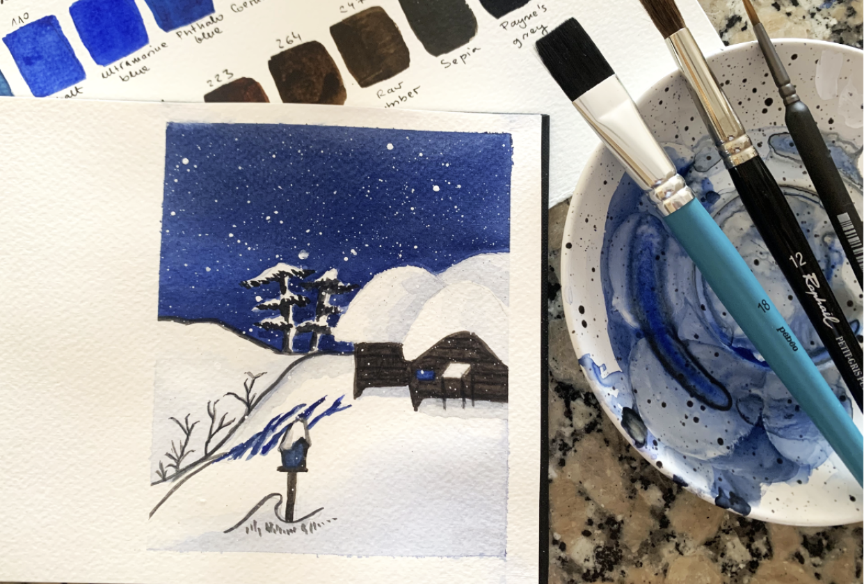 Seki snowy village - student project