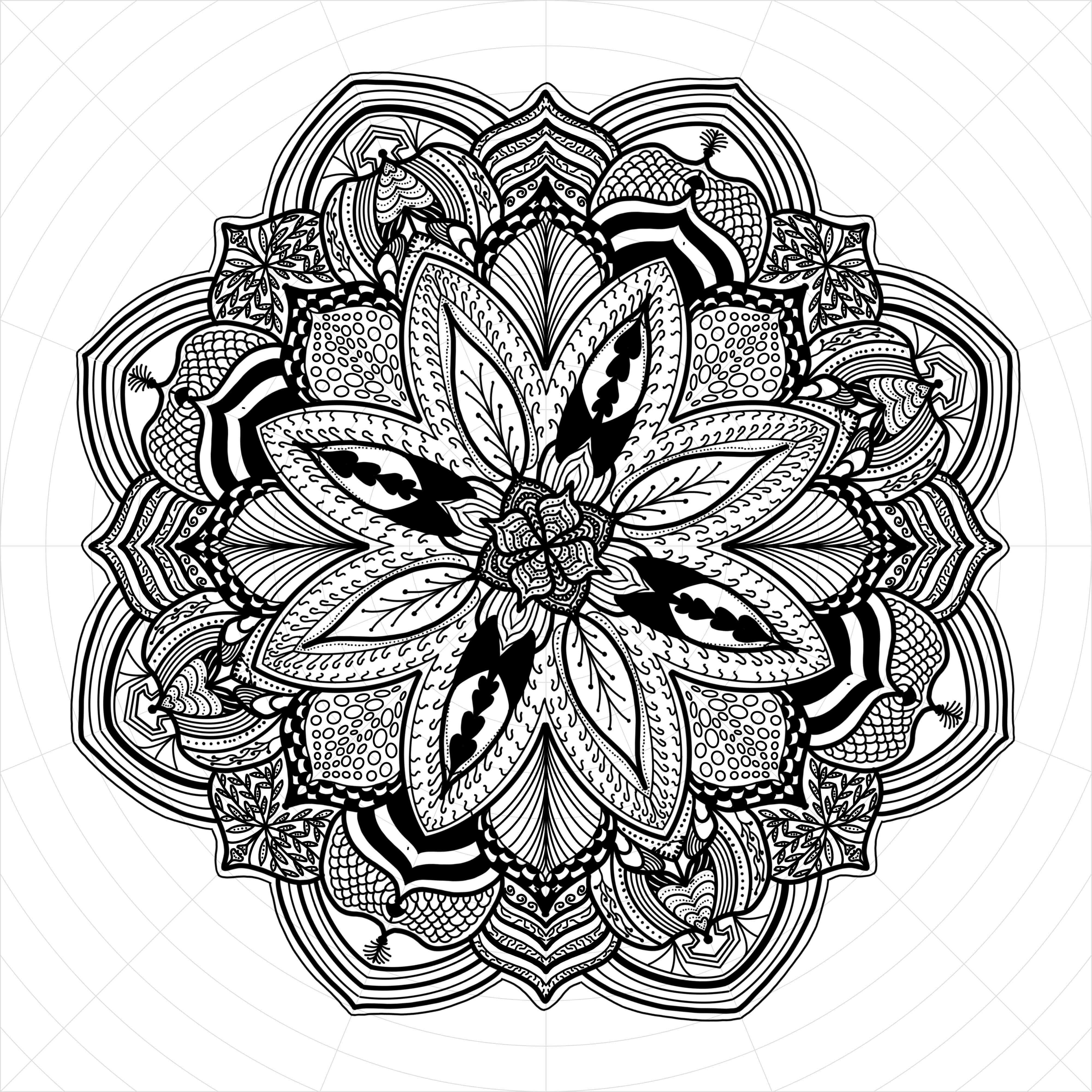 8 point mandala