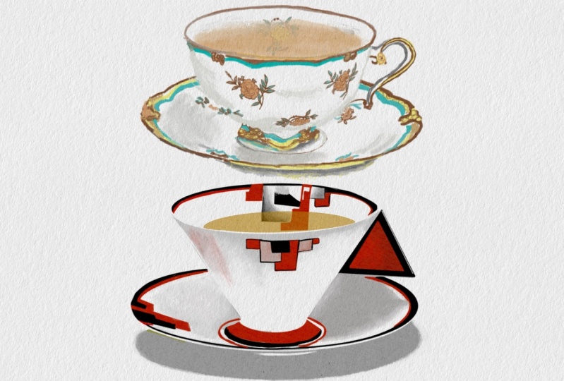 Cup and saucers