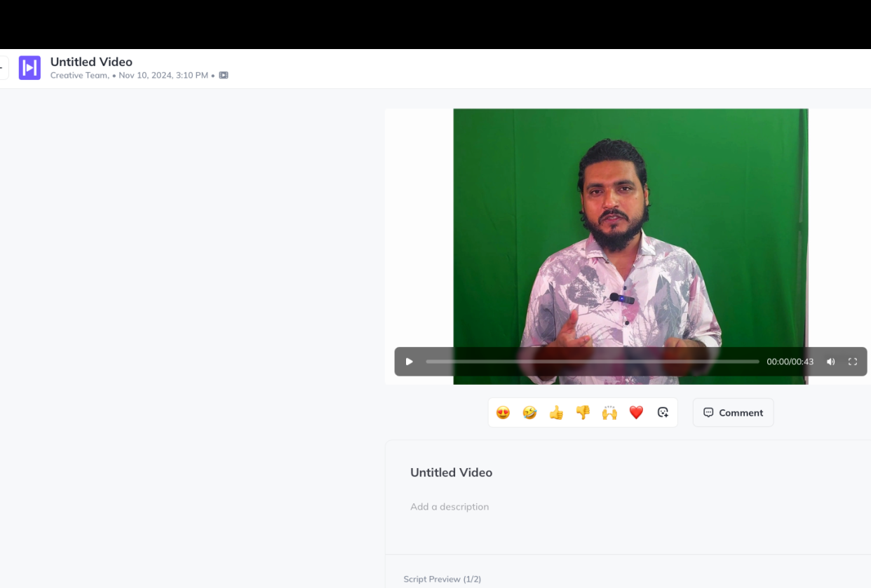 My Ai Avatar Reels Talking on Kling - student project
