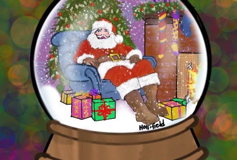 Snow globe card