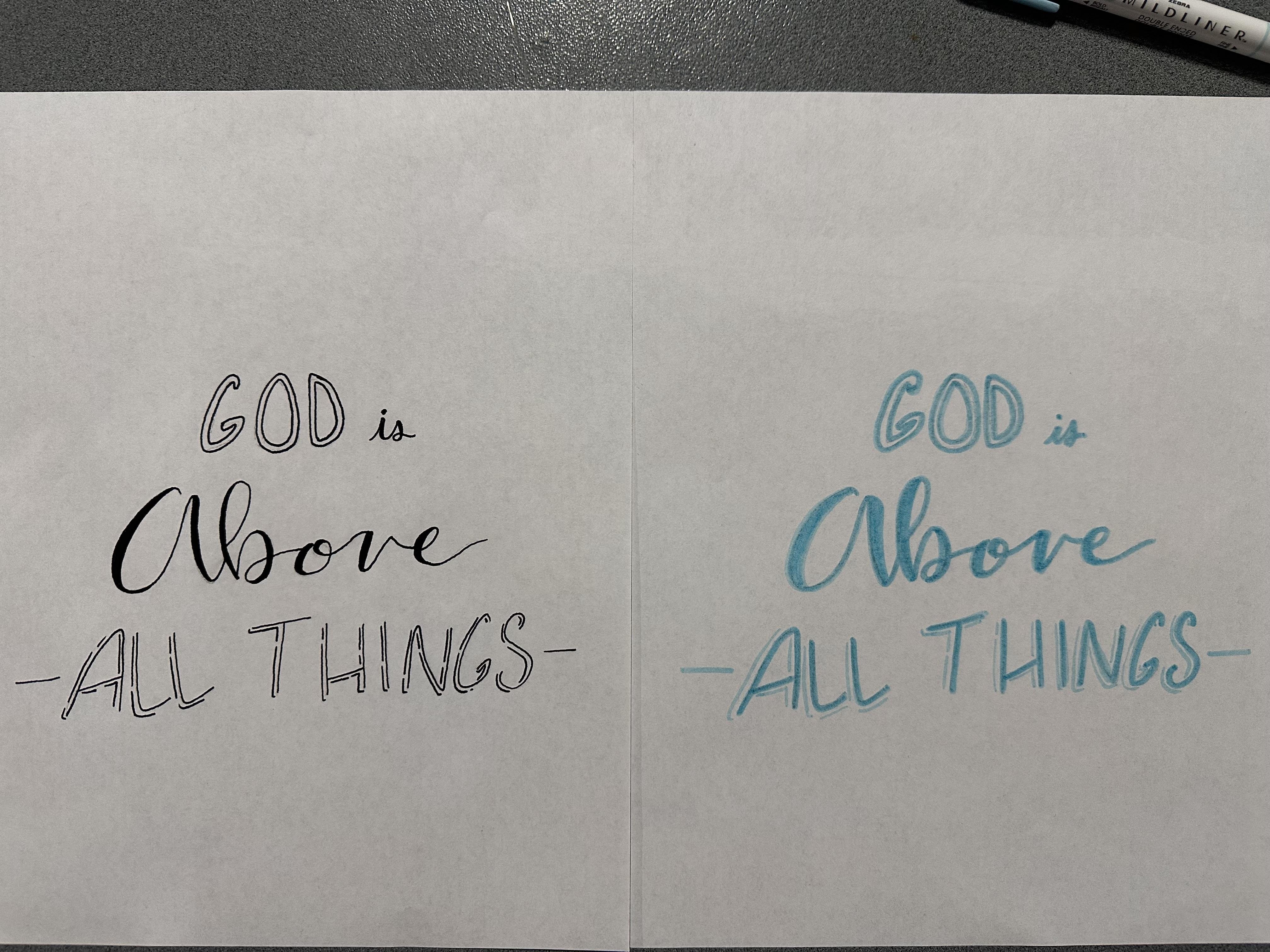 Font Practice - student project