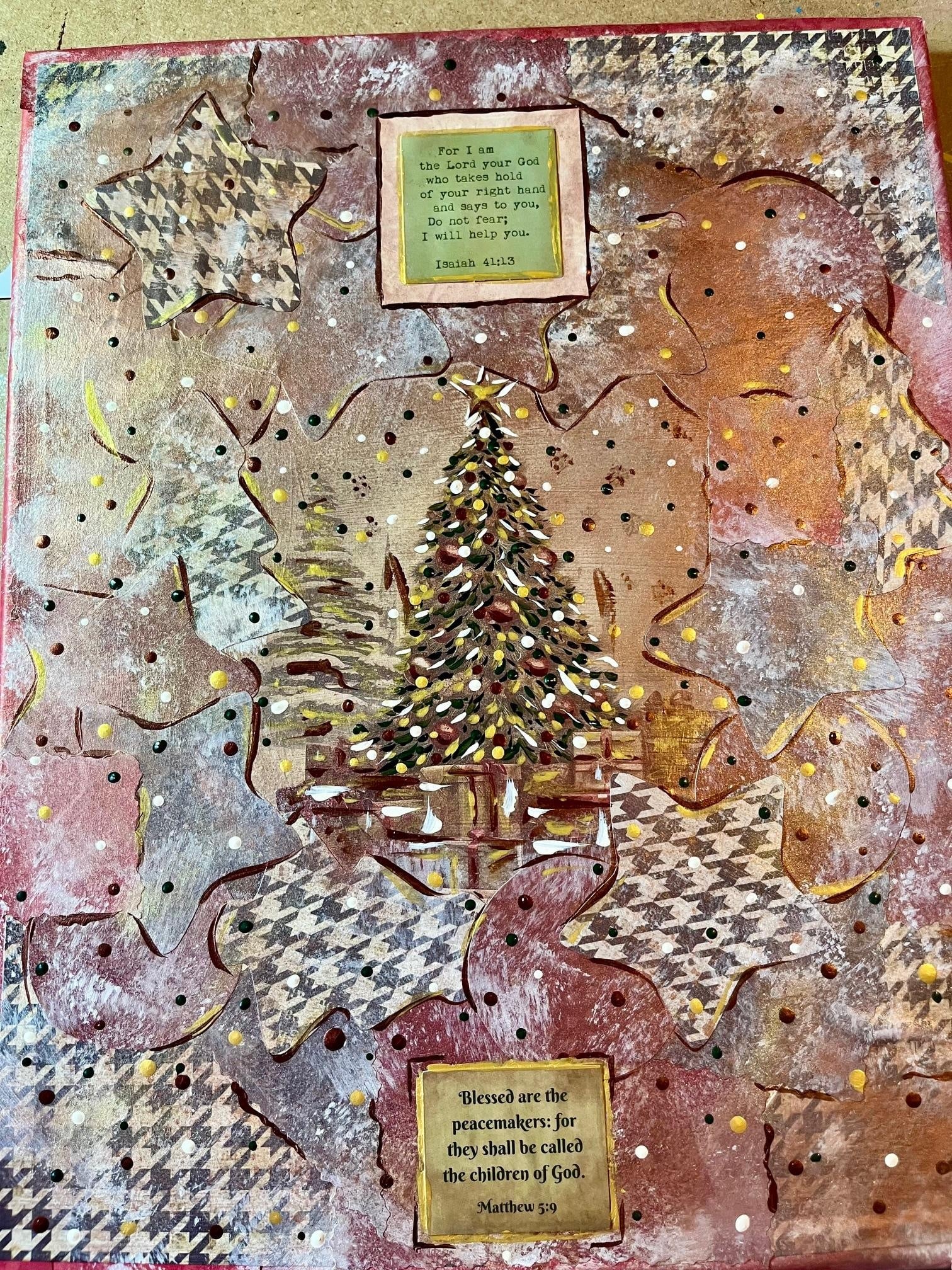 Christmas collage - student project