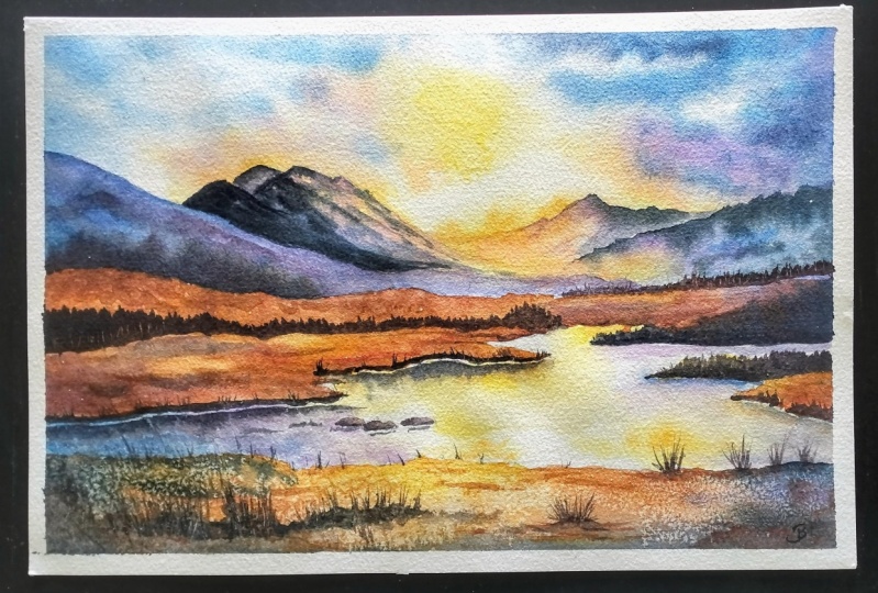 Mountain sunrise