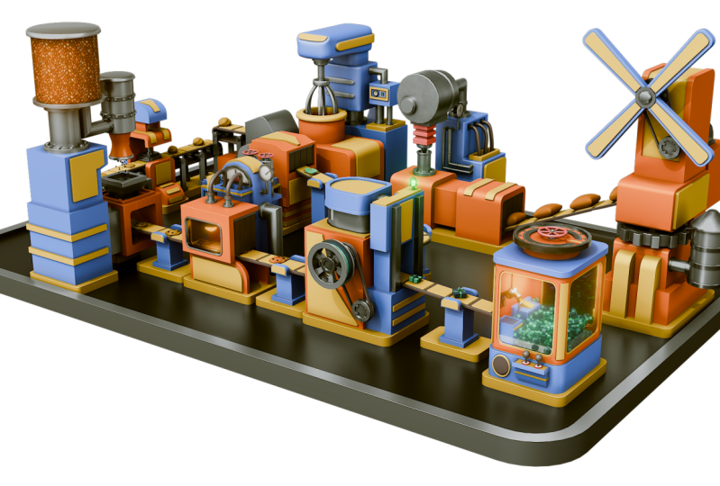Stylized Cookie Factory – My Latest Modeling Adventure!