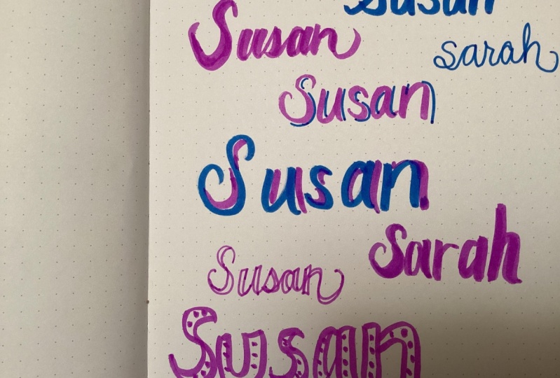Faux Lettering