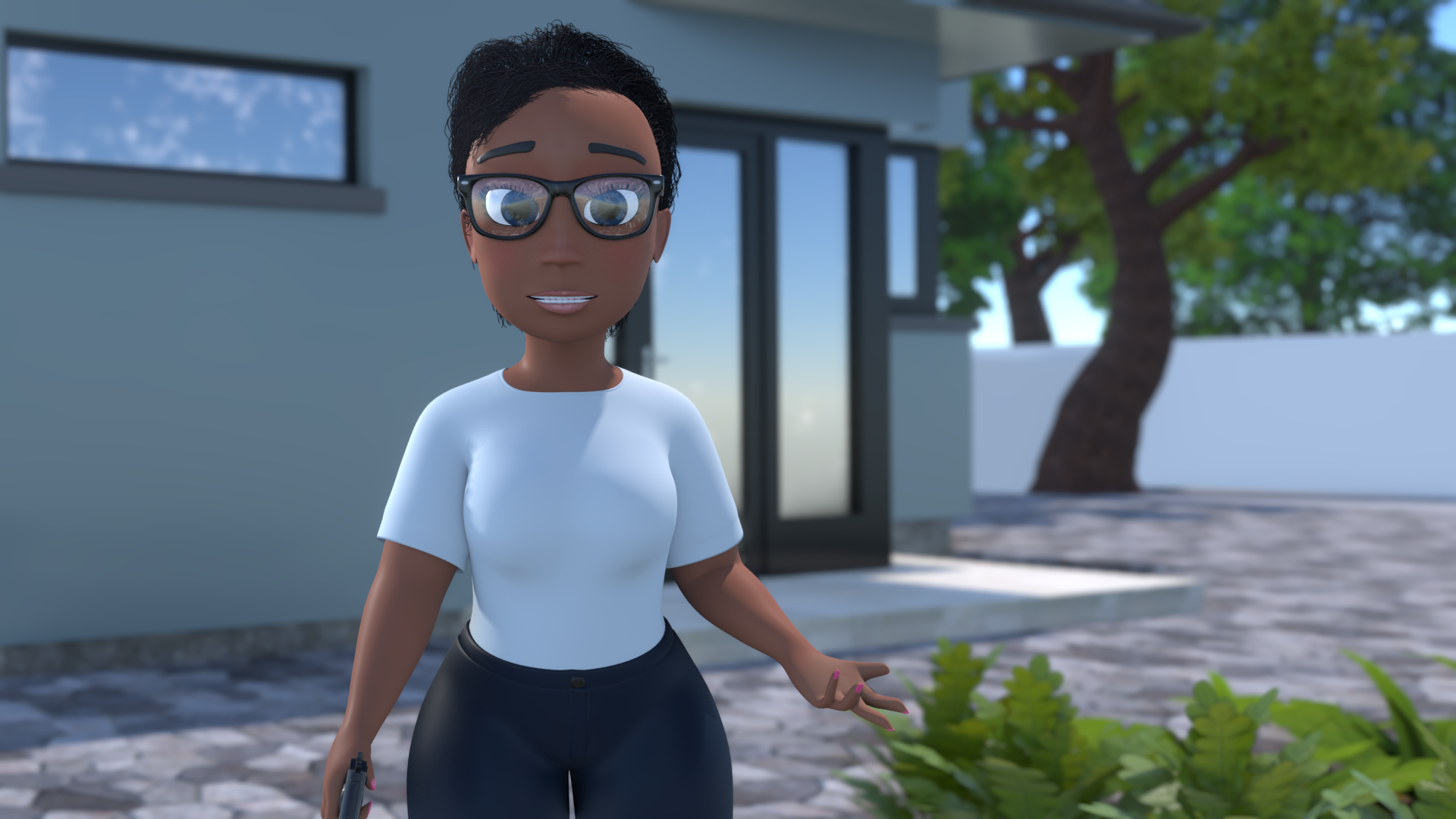 Detective Crime Scene Animation - student project