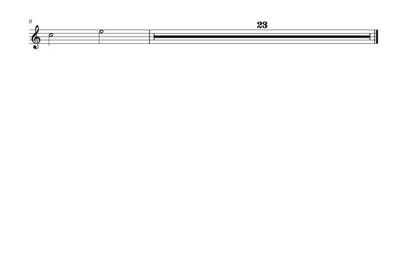 A descriptive piece in violin