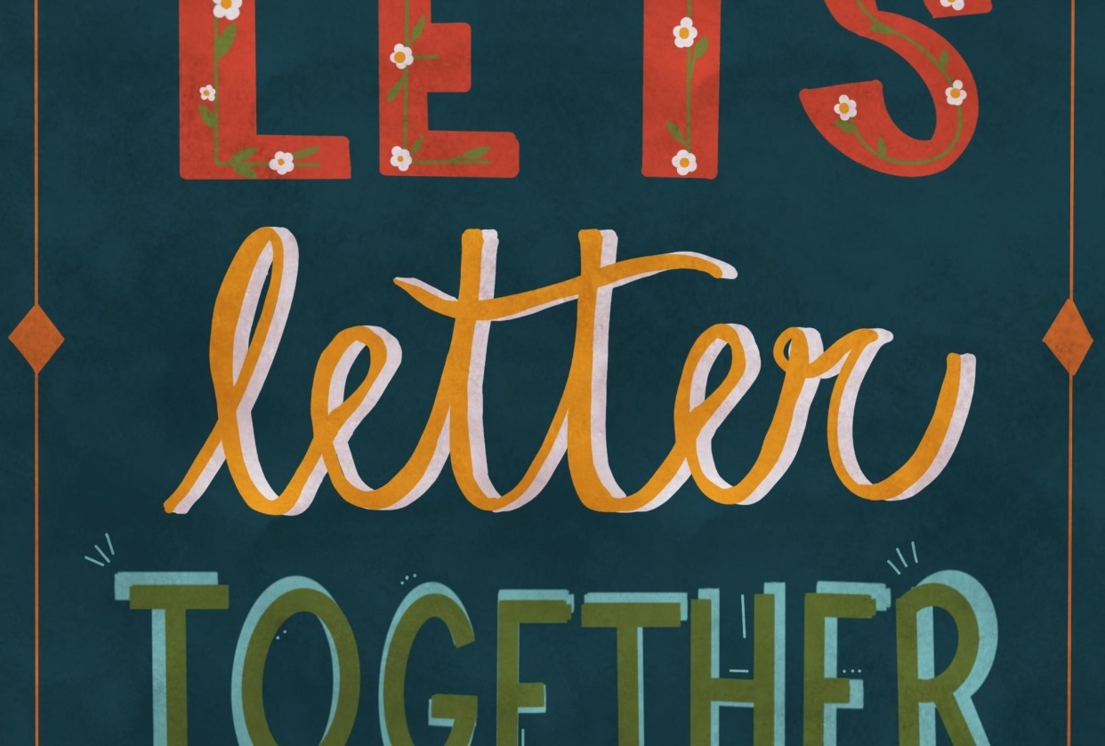 Lettering project - student project