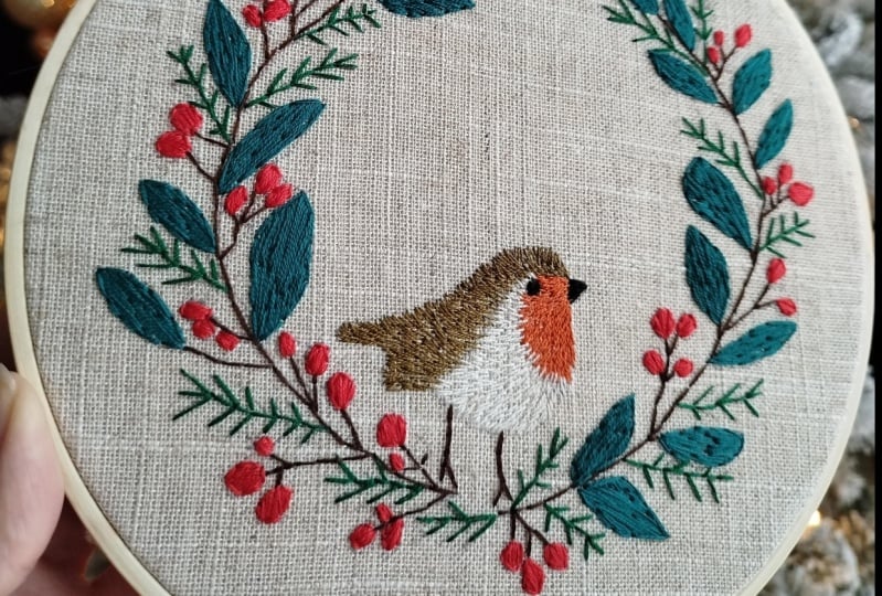 Stitching Through the Snow