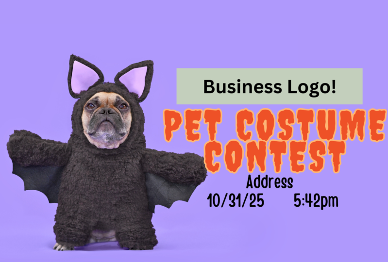 Pet Costume Contest Facebook Cover